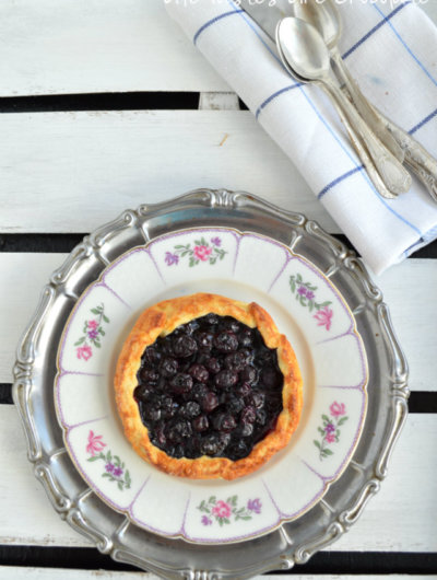 Galette s borovnicama i limunom